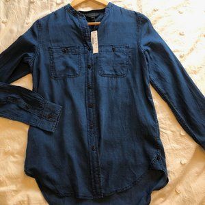 J CREW NWT chambray lightweight tunic, size 4T, 4 tall